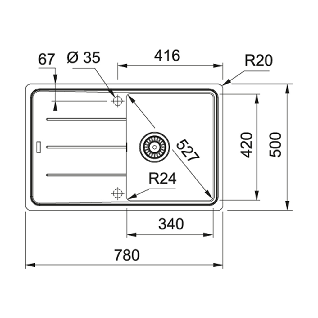 Мийка кухонна Franke 114.0667.446 - зображення 2