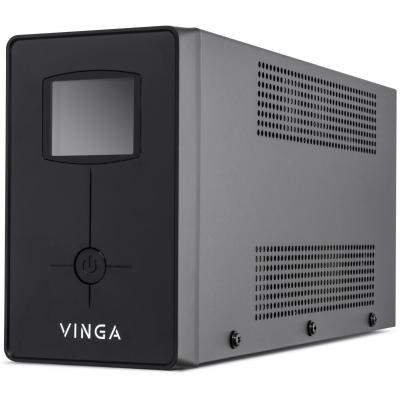 Пристрій безперебійного живлення Vinga LCD 600VA metal case (VPC-600M) - зображення 8