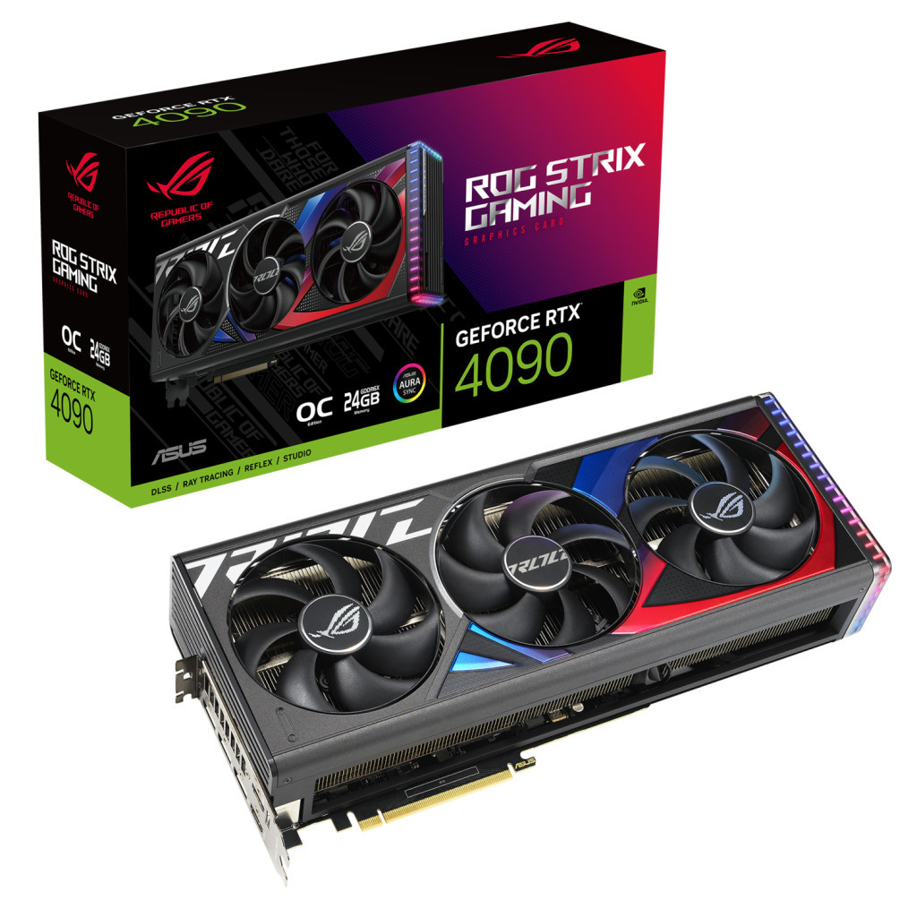 Відеокарта ASUS GeForce RTX4090 24GB ROG STRIX OC GAMING (ROG-STRIX-RTX4090-O24G-GAMING) - зображення 1