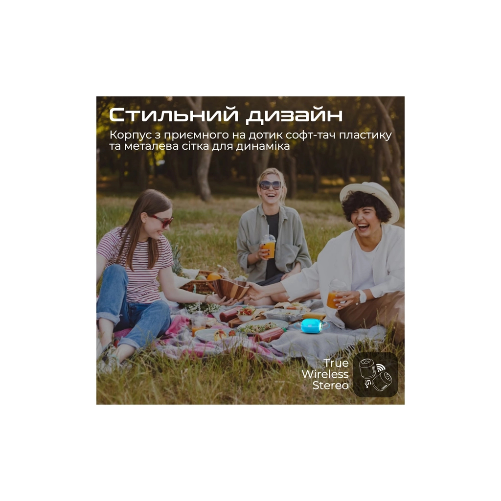 Акустична система Promate Capsule-3 Blue (capsule-3.blue) - зображення 8