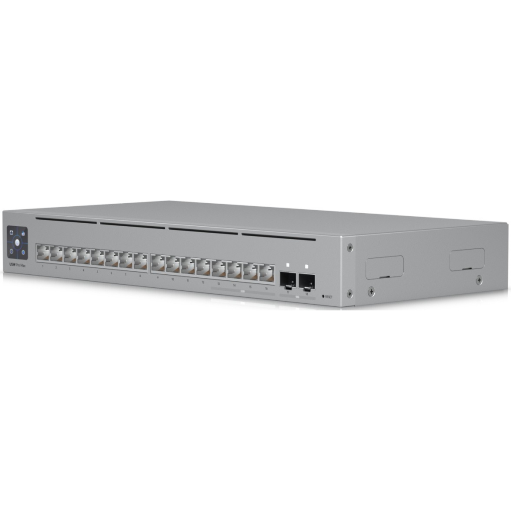 Комутатор мережевий Ubiquiti USW-PRO-MAX-16-POE - зображення 4