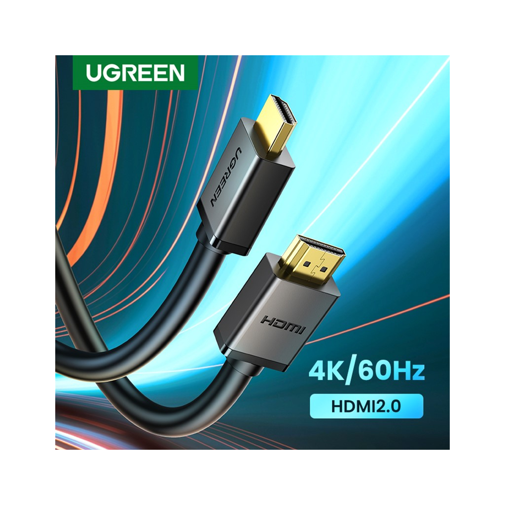 Кабель мультимедійний HDMI to HDMI 3.0m V2.0 Cafule 4K HD104 Ugreen (10108) - зображення 4