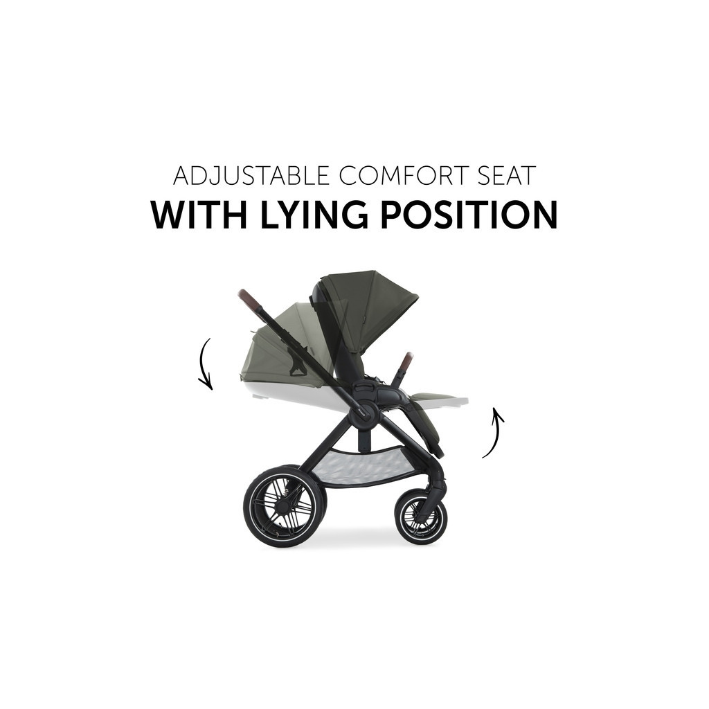 Коляска Hauck 2 в 1 Walk N Care Air (Dark Olive) (16549-2) - зображення 4