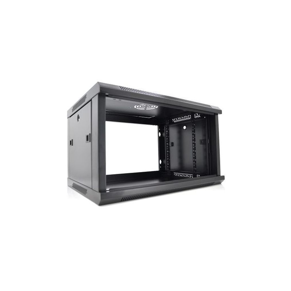 Шафа настінна Merlion 6U 19" 600*450*367 (Ш*Г*В)мм, black (Ml3-6406 / 23526) - зображення 2