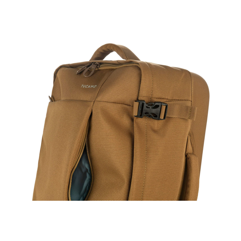 Дорожня сумка Tucano Tugo Trolley на 2-х колесах S 34 л коричнева (BTRTUG-S-MC) - зображення 7