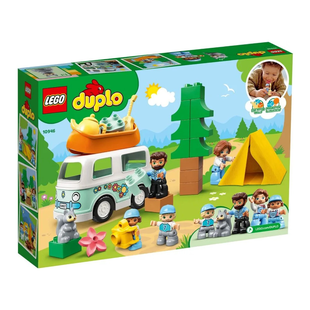 Конструктор LEGO Duplo Сімейний кемпінг (10946) - зображення 1