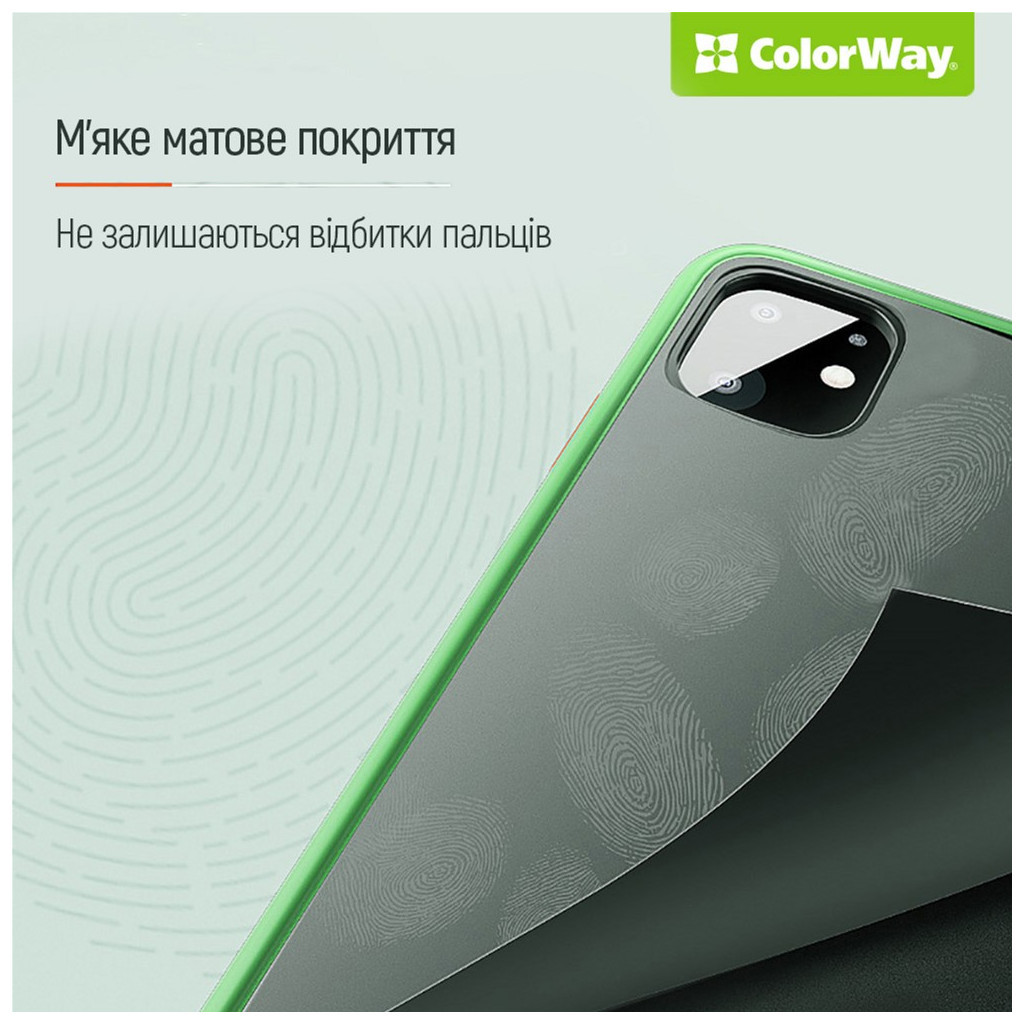 Чохол до мобільного телефона ColorWay Smart Matte Xiaomi Redmi 12 black (CW-CSMXR12-BK) - зображення 9