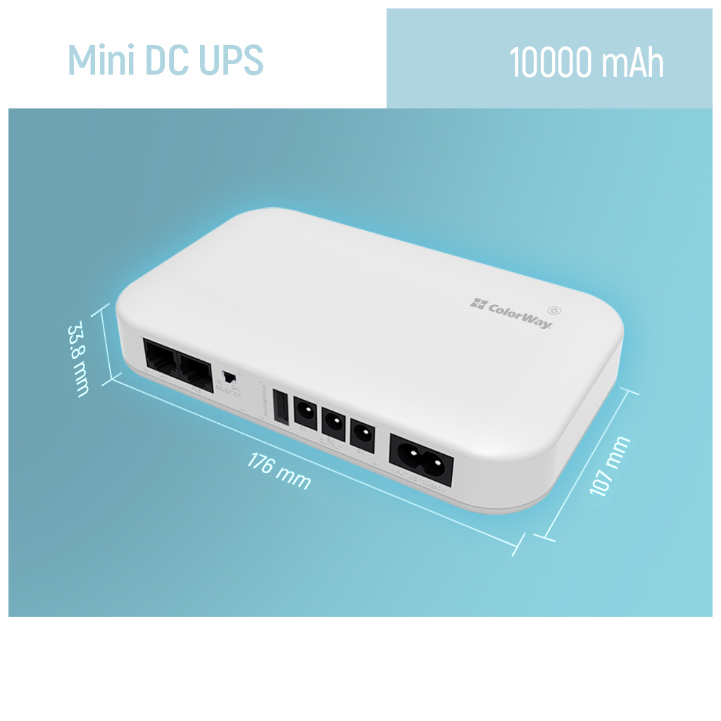 Пристрій безперебійного живлення ColorWay CW-PB100LI3WT 10000mAh 21W (CW-PB100LI3WT) - зображення 7