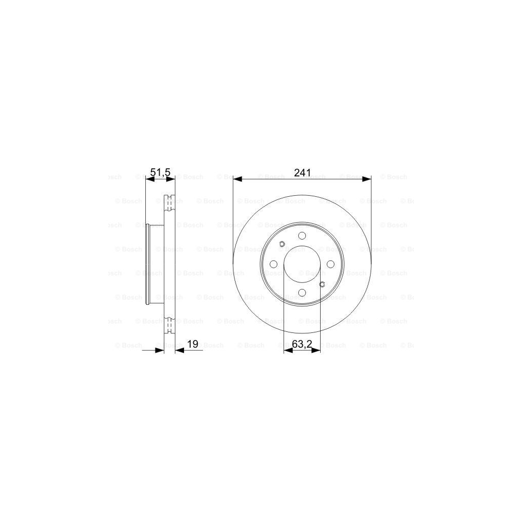 Гальмівний диск Bosch 0 986 479 377 - зображення 5