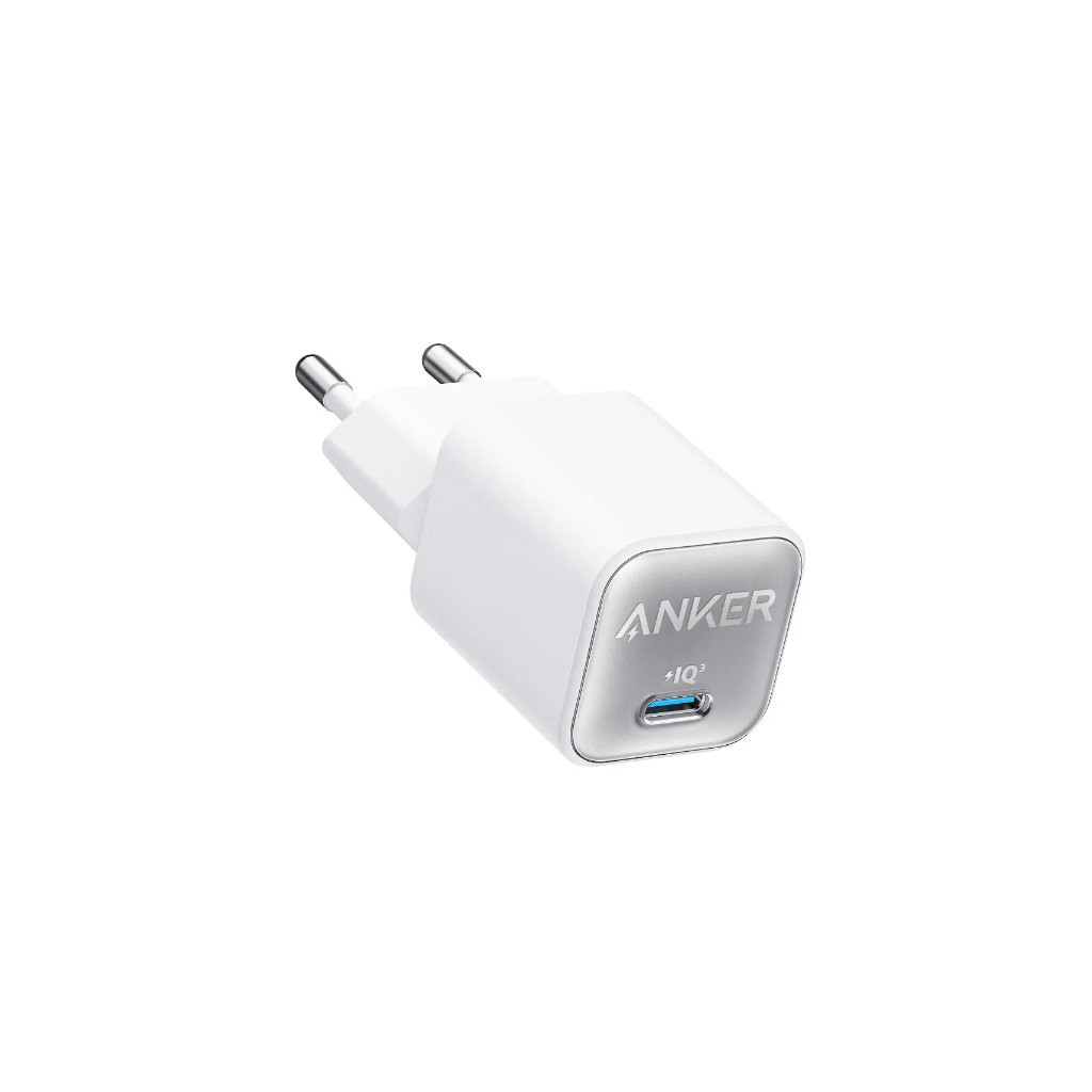 Зарядний пристрій Anker PowerPort 511 Nano III - 30W USB-C White (A2147G21) - зображення 1