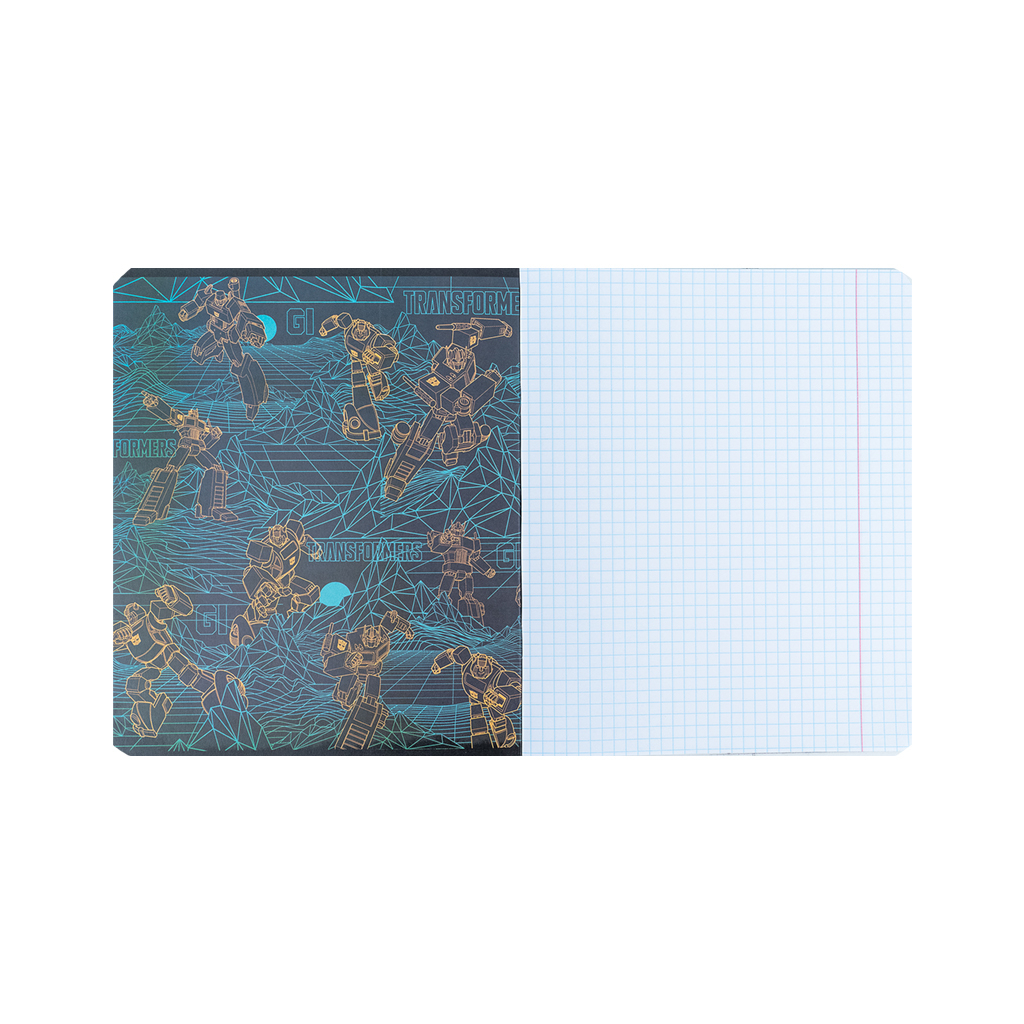 Зошит Kite Transformers 18 аркушів, клітинка (TF24-236) - зображення 4