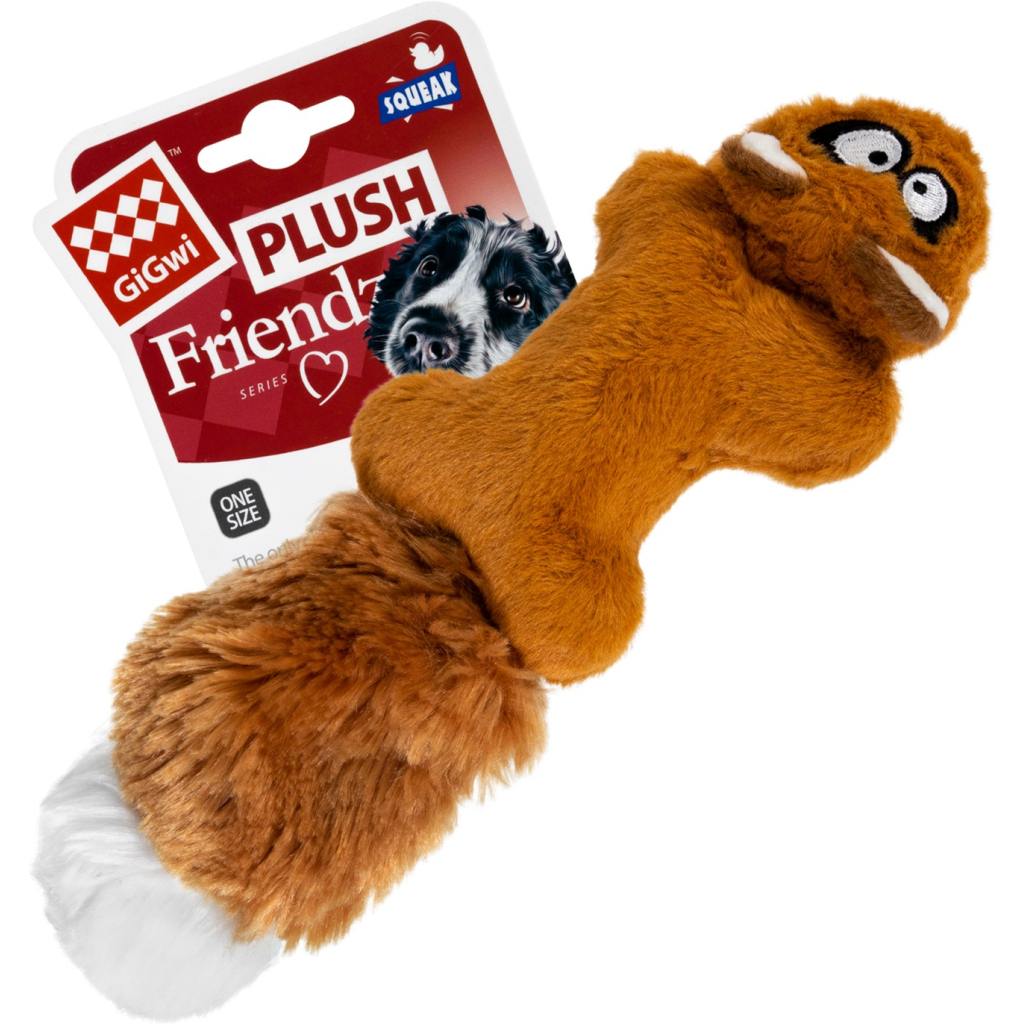 Іграшка для собак GiGwi Catch&fetch Барсук із двома пищалками 24 см (75066) - зображення 2