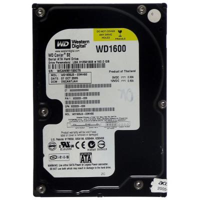 Жорсткий диск 3.5"  160Gb WD (#WD1600JS#) - зображення 1