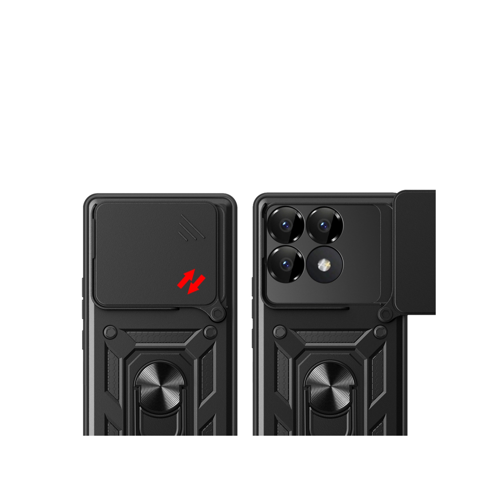 Чохол до мобільного телефона BeCover Military Poco F6 Pro Black (712166) - зображення 2