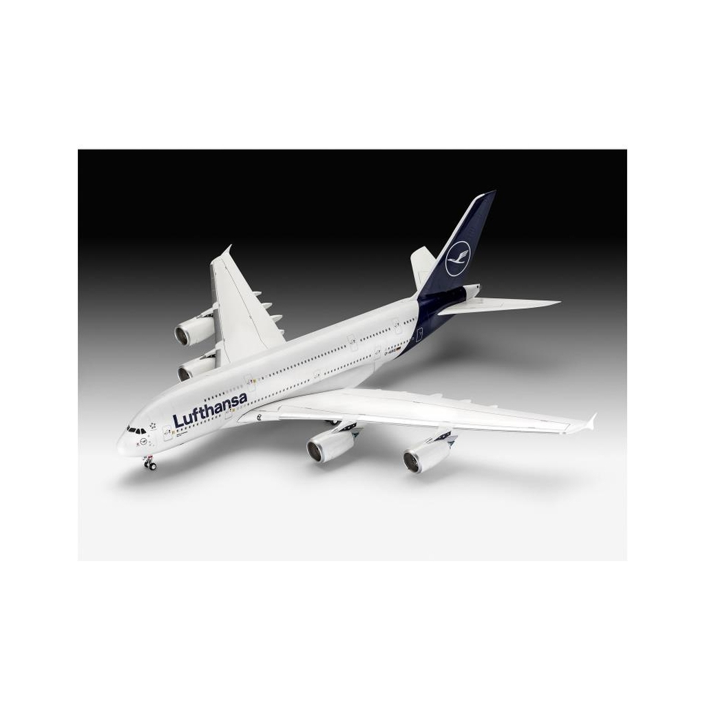 Збірна модель Revell Літак Airbus A380-800 "Lufthansa" нова ліврея, рівень 5, 1:144 (RVL-03872) - picture 9