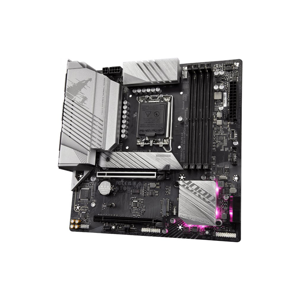 Материнська плата GIGABYTE B760M AORUS ELITE AX - зображення 2