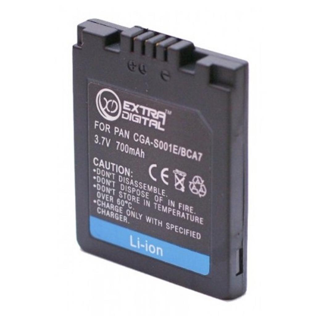 Акумулятор до фото/відео Extradigital Panasonic S001E, DMW-BCA7 (DV00DV1096) - изображение 2