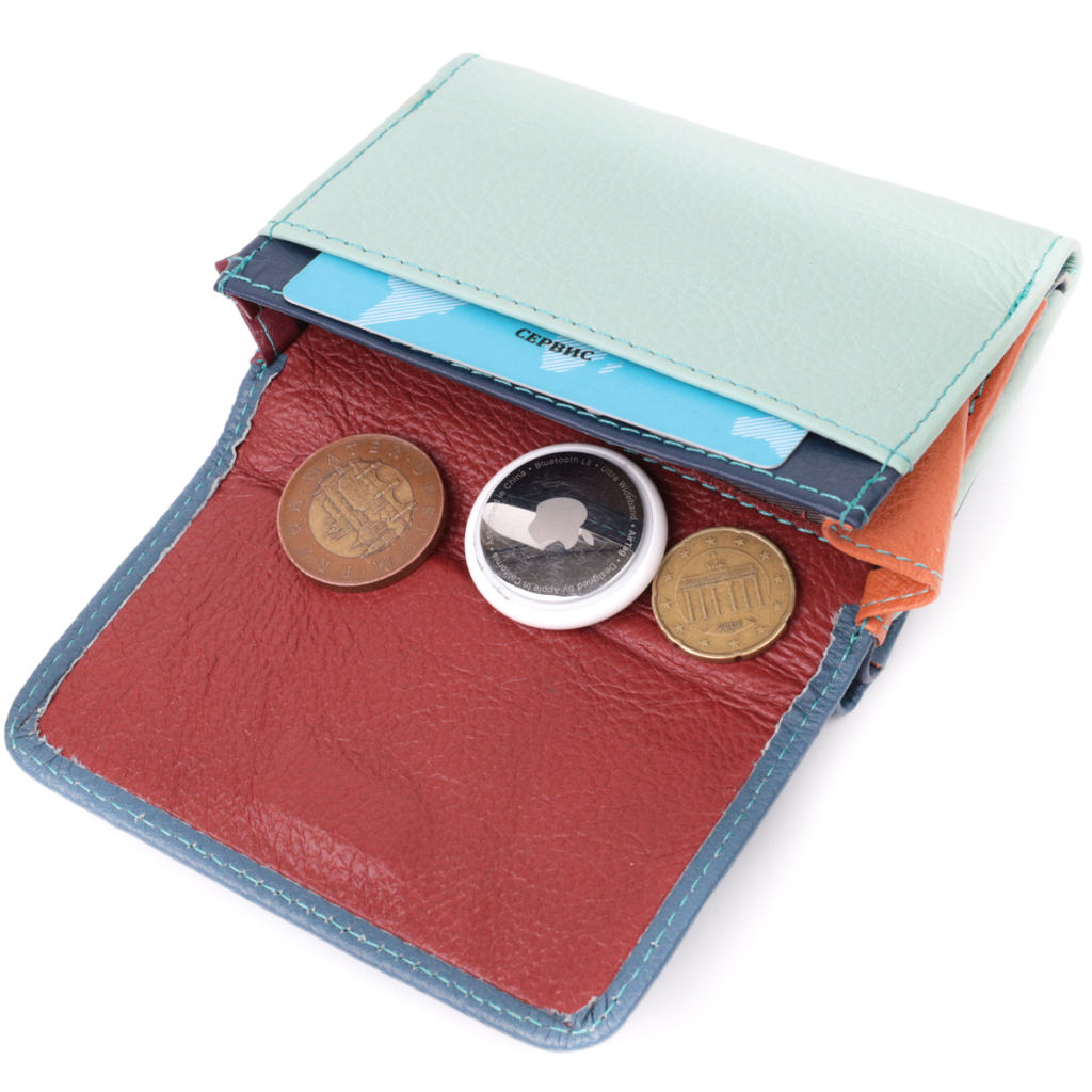 Гаманець ST Leather З натуральної шкіри Різнобарвний (22493) - зображення 7