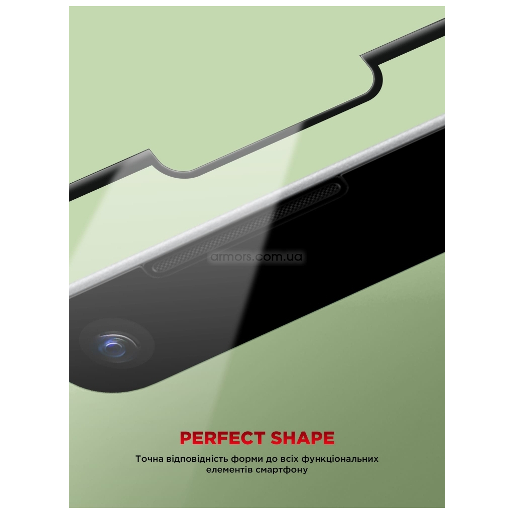 Скло захисне Armorstandart Icon Apple iPhone 16e / 14 / 13 / 13 Pro Black (ARM79553) - изображение 3