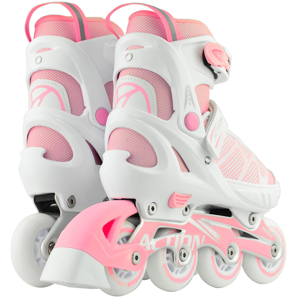 Роликові ковзани Action 2 в 1 Riply Рожеві 29-32 (153B5/2IN1PINK29-32) - изображение 4
