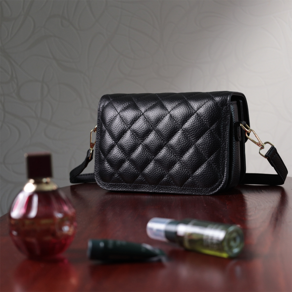 Сумка Vintage З натуральної шкіри Чорна (22671) - зображення 12