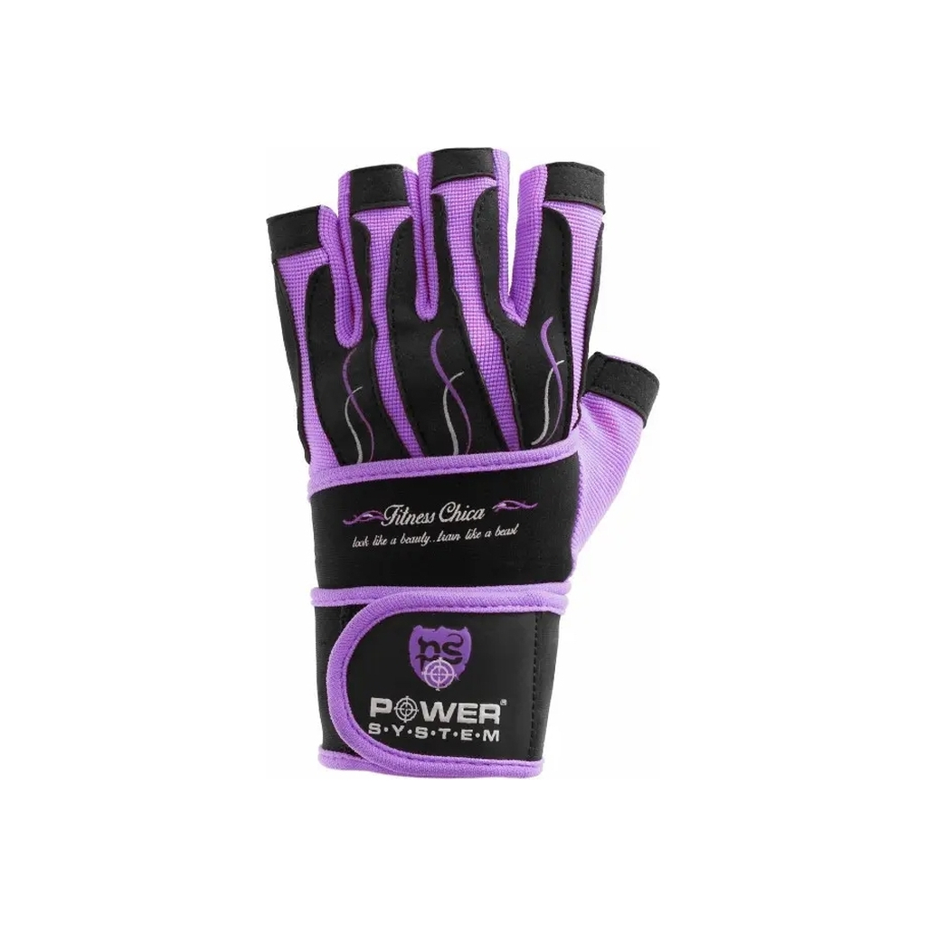 Рукавички для фітнесу Power System PS-2710 Fitness Chica Purple XS (PS-2710_XS_Purple) - зображення 2