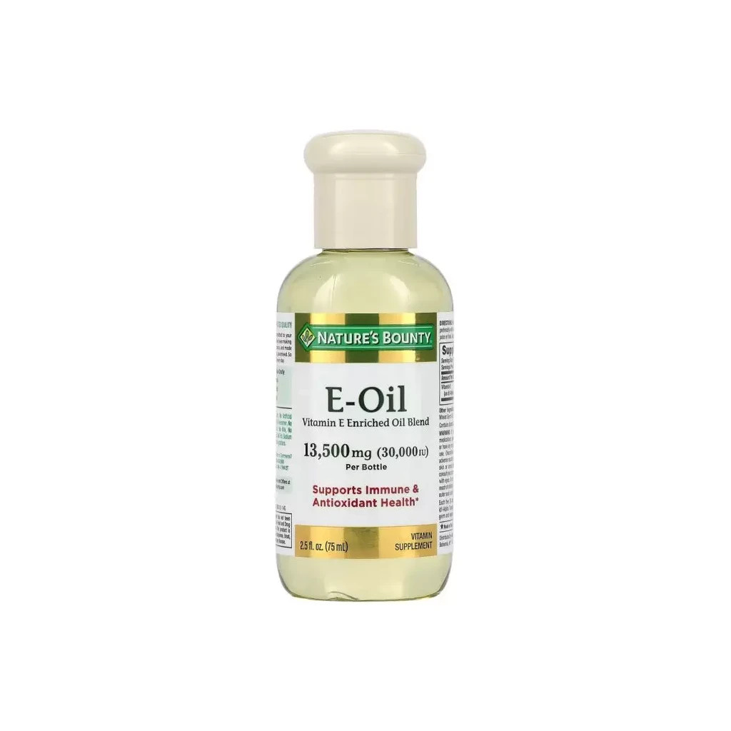 Вітамін Nature's Bounty Рідкий Вітамін E, 30000 МО, Vitamin E-Oil, 74 мл (NRT-00810) - зображення 1