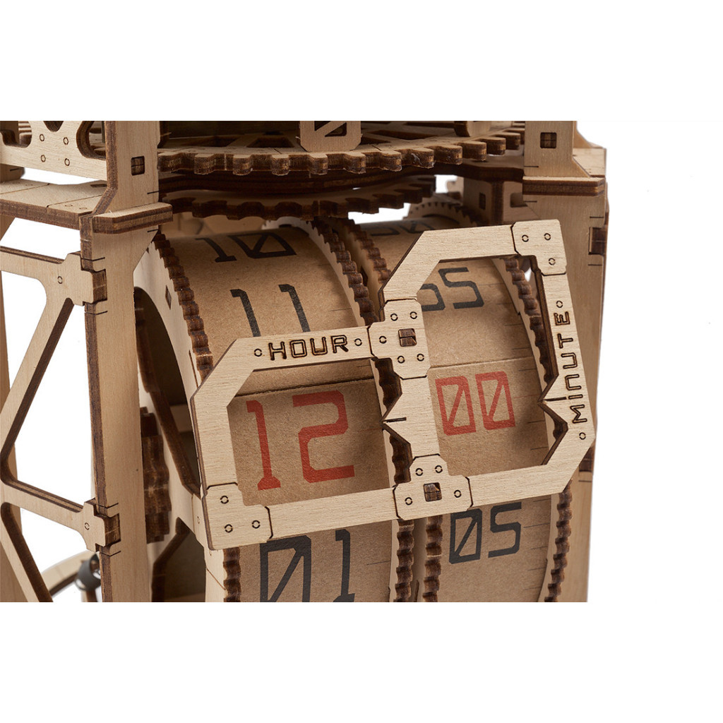 Конструктор Ugears Астроном. Настільний годинник із турбійоном (70162) - зображення 8