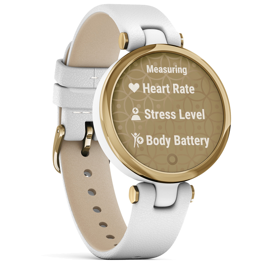 Смарт-годинник Garmin Lily, LightGold, White, Leather (010-02384-B3) - зображення 3