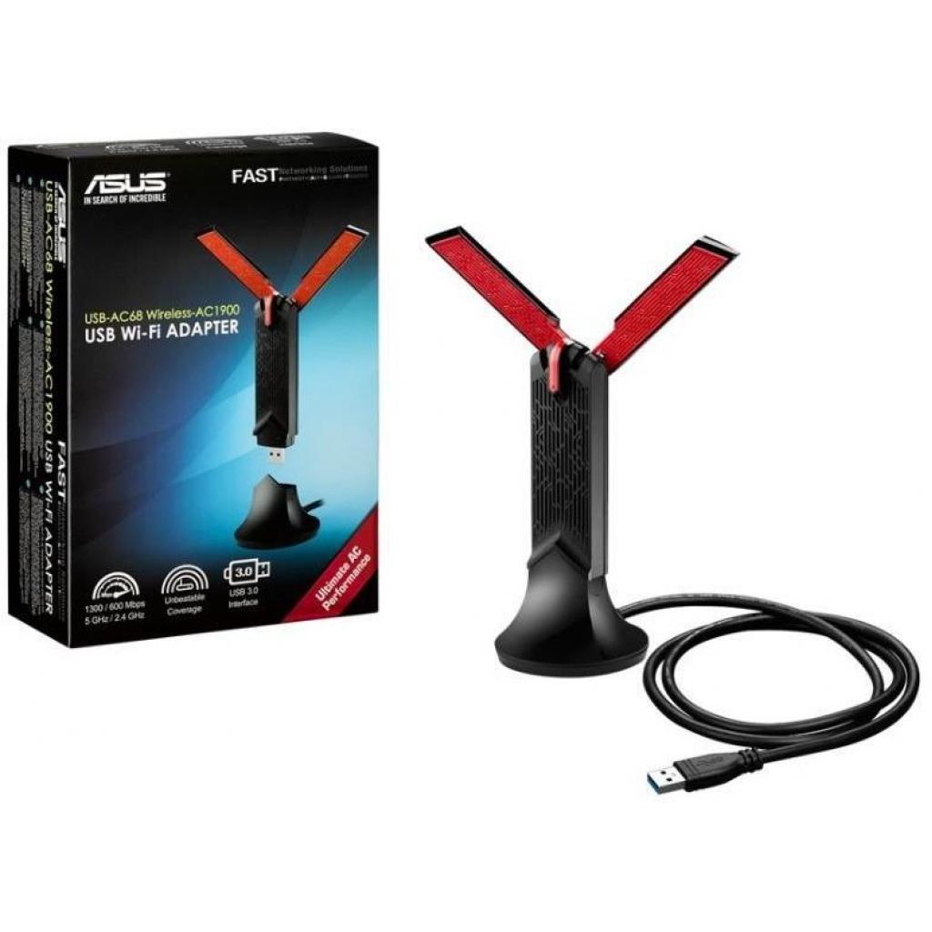 Мережева карта Wi-Fi ASUS USB-AC68 - зображення 4