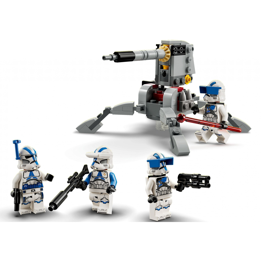 Конструктор LEGO Star Wars Бойовий загін бійців-клонів 501-го легіону 119 деталей (75345) - зображення 4