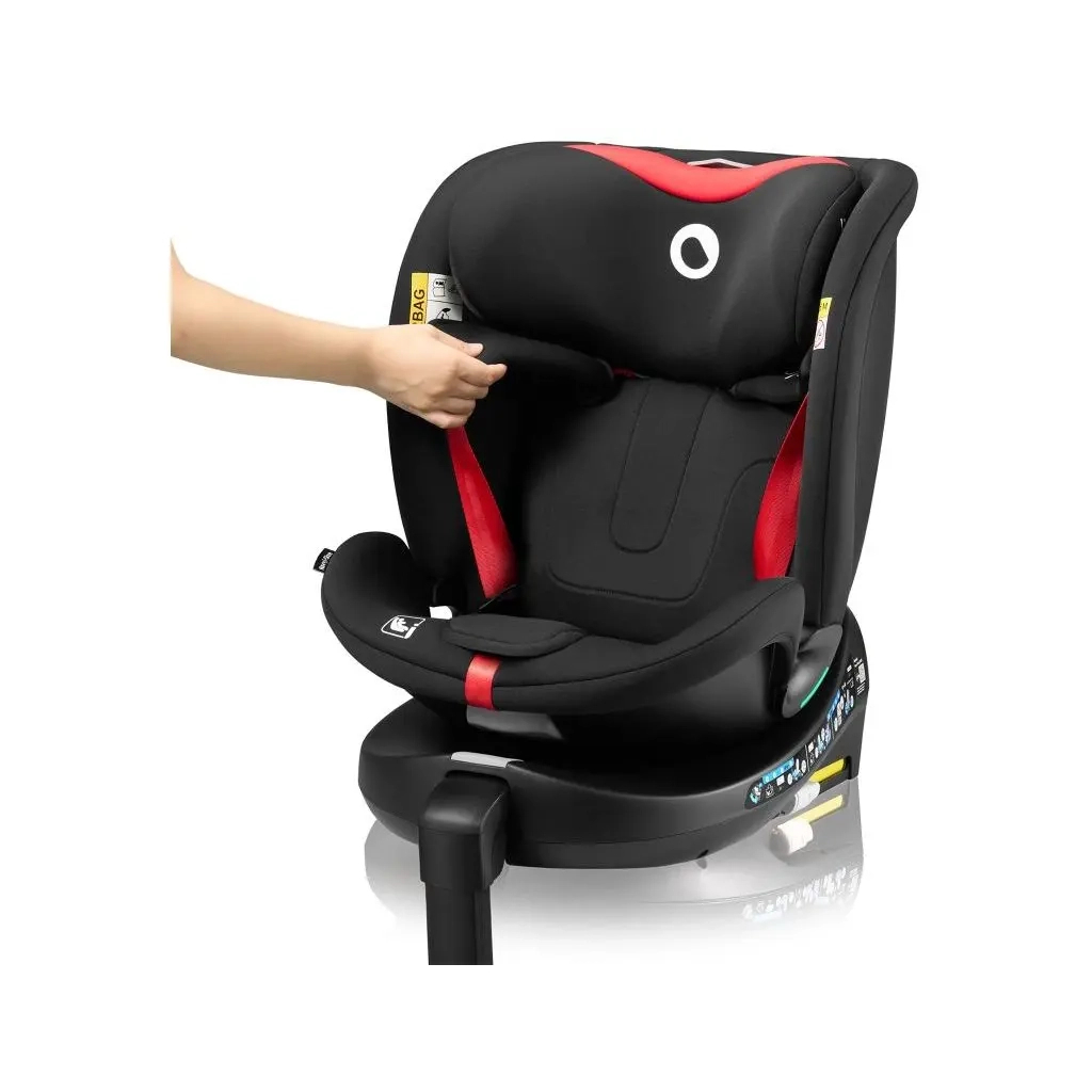 Автокрісло Lionelo Navy I-Size Black Red (LO-NAVY I-SIZE BLACK RED) - зображення 11