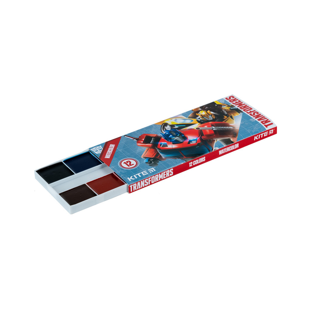 Акварельні фарби Kite Transformers, 12 кольорів (TF23-041) - зображення 3