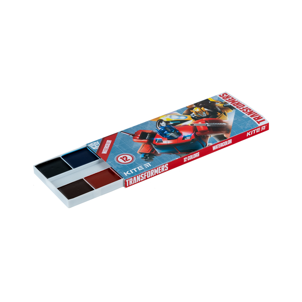 Акварельні фарби Kite Transformers, 12 кольорів (TF23-041) - зображення 3