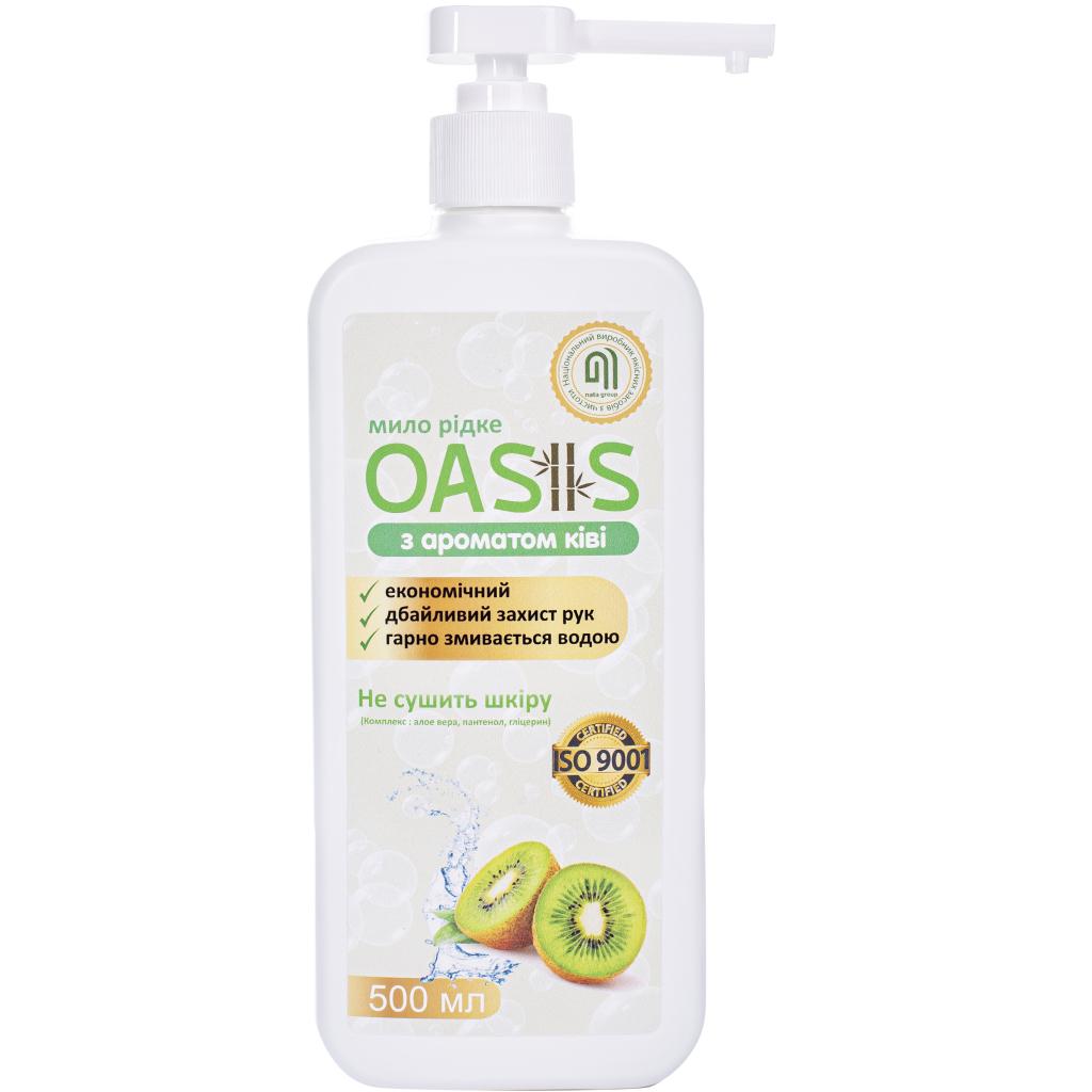 Рідке мило Nata Group Oasis З ароматом ківі 500 мл (4823112601059) - зображення 1