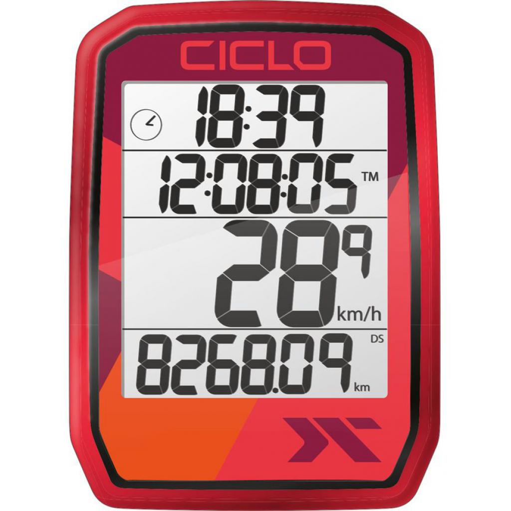 Велокомп'ютер Ciclo Protos 205 Red (10152052) - зображення 1