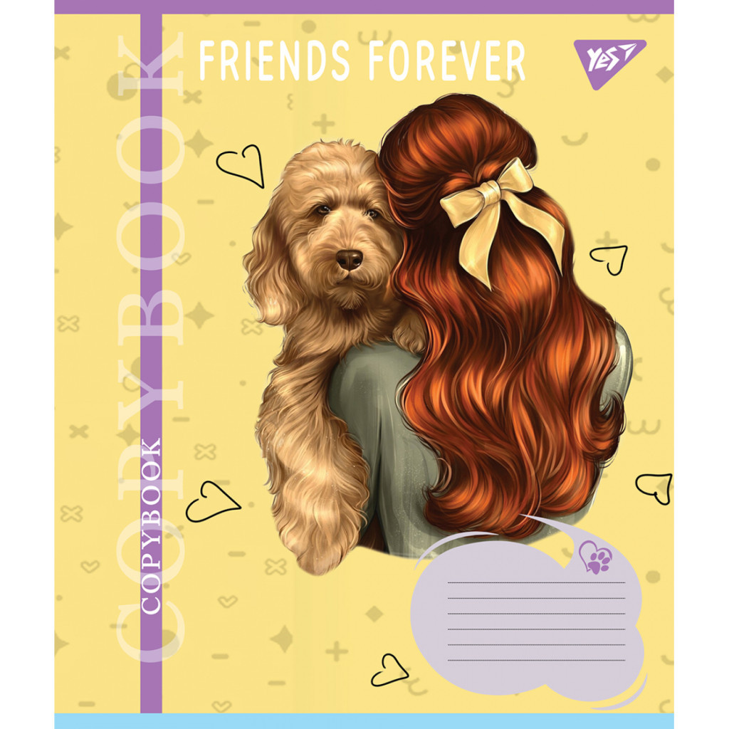 Зошит Yes Friends forever 24 аркушів лінія (767040) - зображення 6