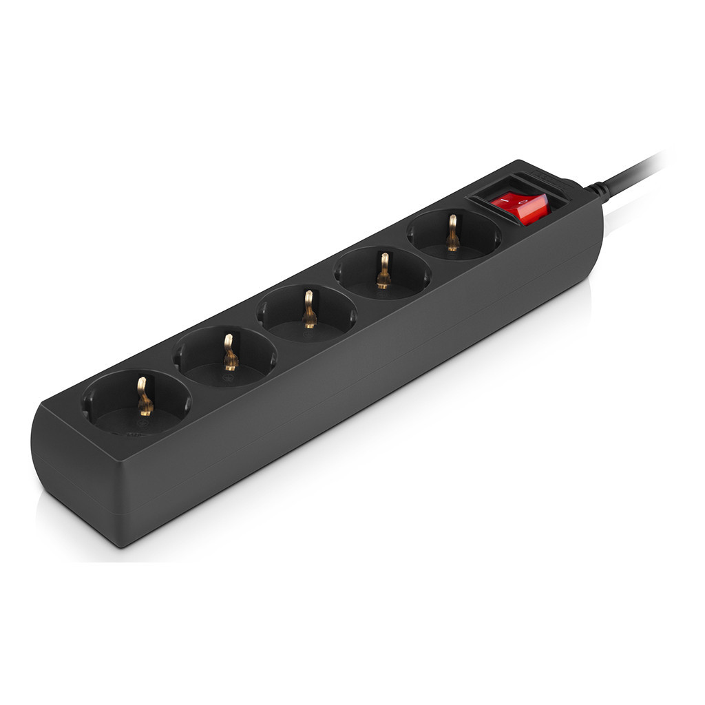 Мережевий фільтр живлення REAL-EL RS-Protect M 1.8m, black (EL122300026) - зображення 4