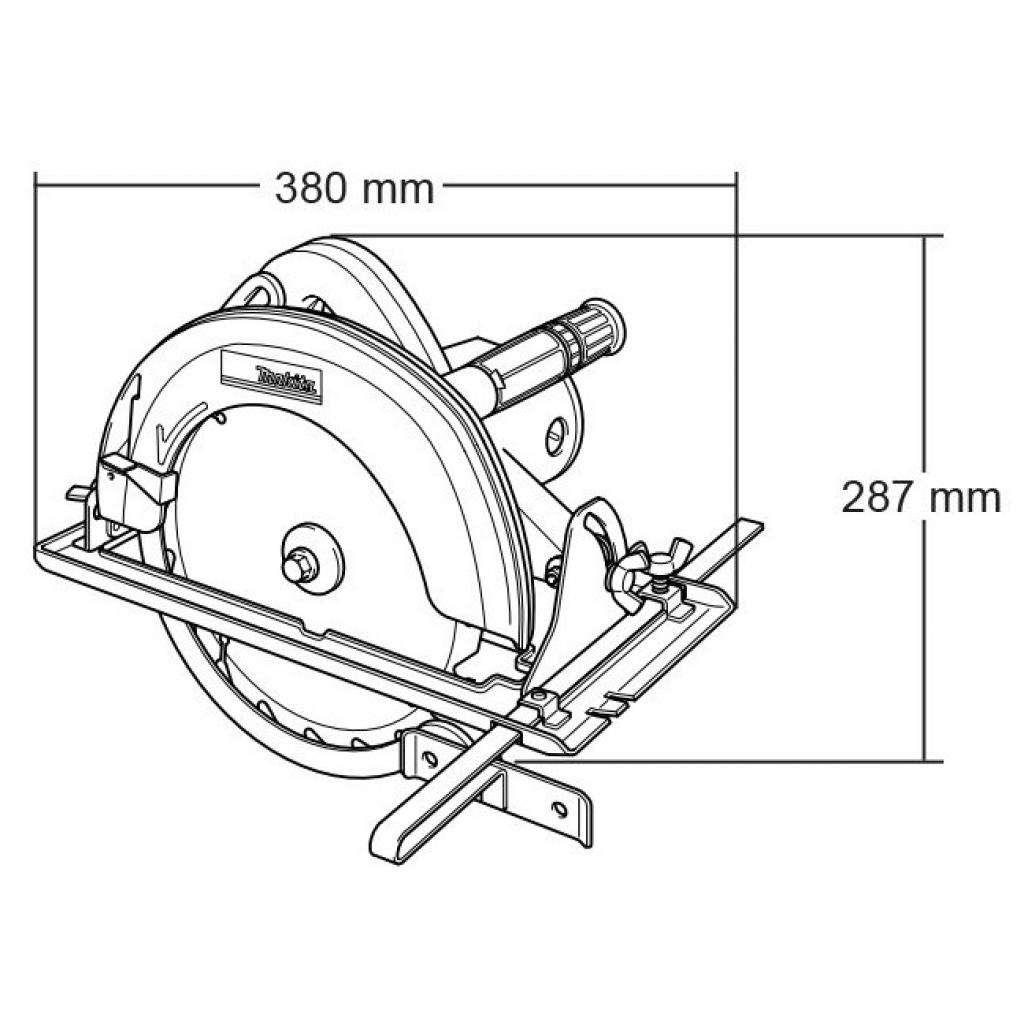 Дискова пила Makita N5900B - зображення 3