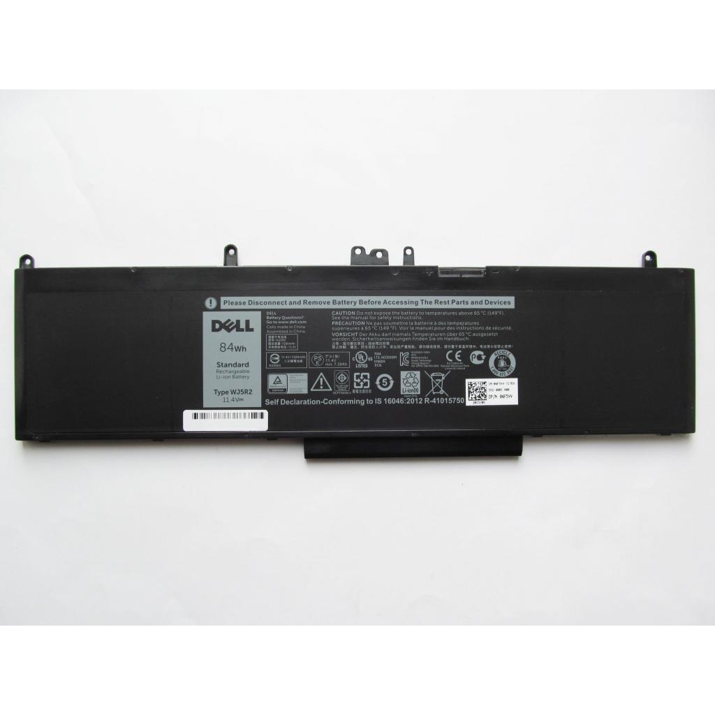Акумулятор до ноутбука Dell Latitude E5570 WJ5R2, 84Wh (7280mAh), 6cell, 11.4V, Li-ion (A47406) - зображення 1