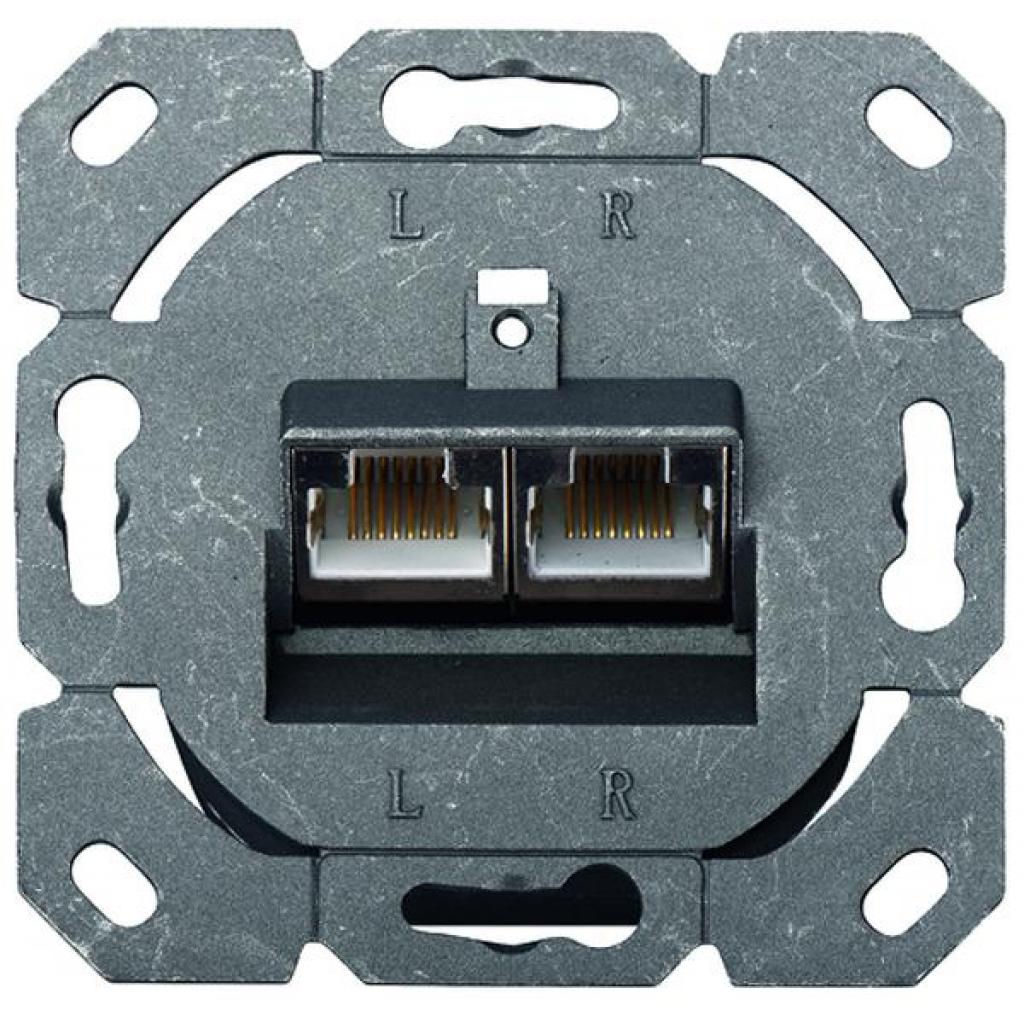 Комп'ютерна розетка Digitus 2xRJ45 FTP, для прихованої проводки (DN-9005-N) - зображення 4