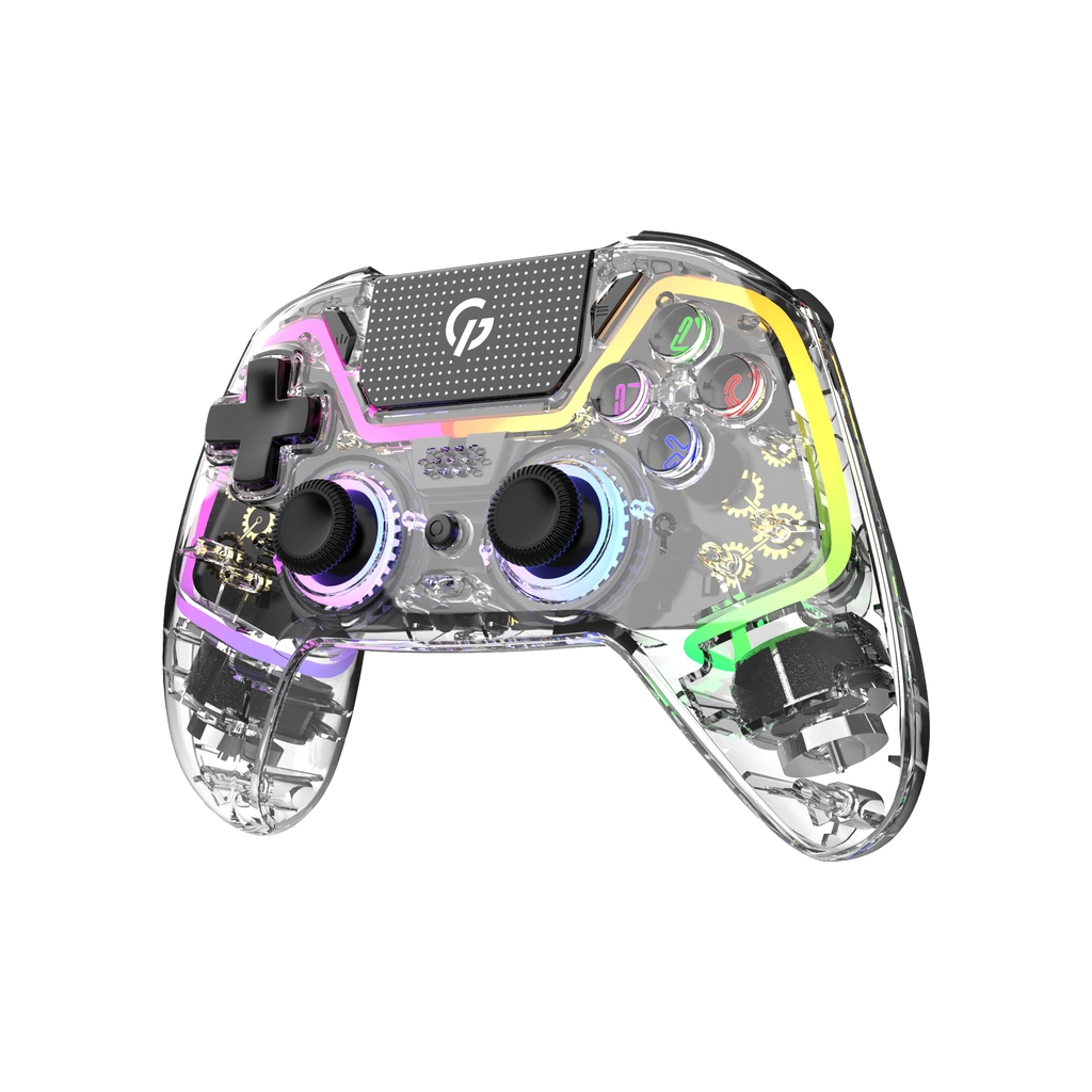 Геймпад GamePro GPS13T BT 5.3/USB/PC/iOS/Android/PS3/PS4 RGB Transparent (GPS13T) - зображення 2