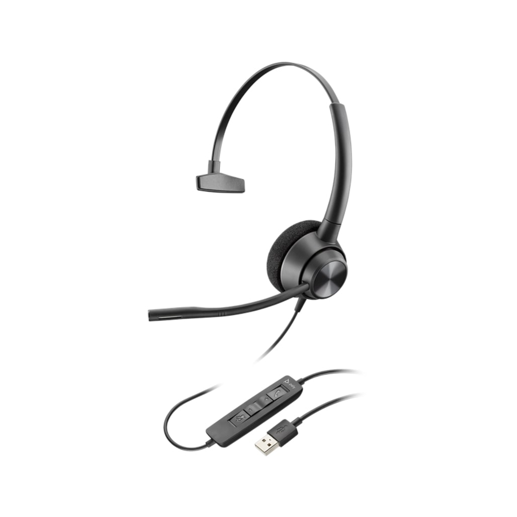 Навушники Poly EncorePro 310 USB-A Black (767G1AA) - зображення 1