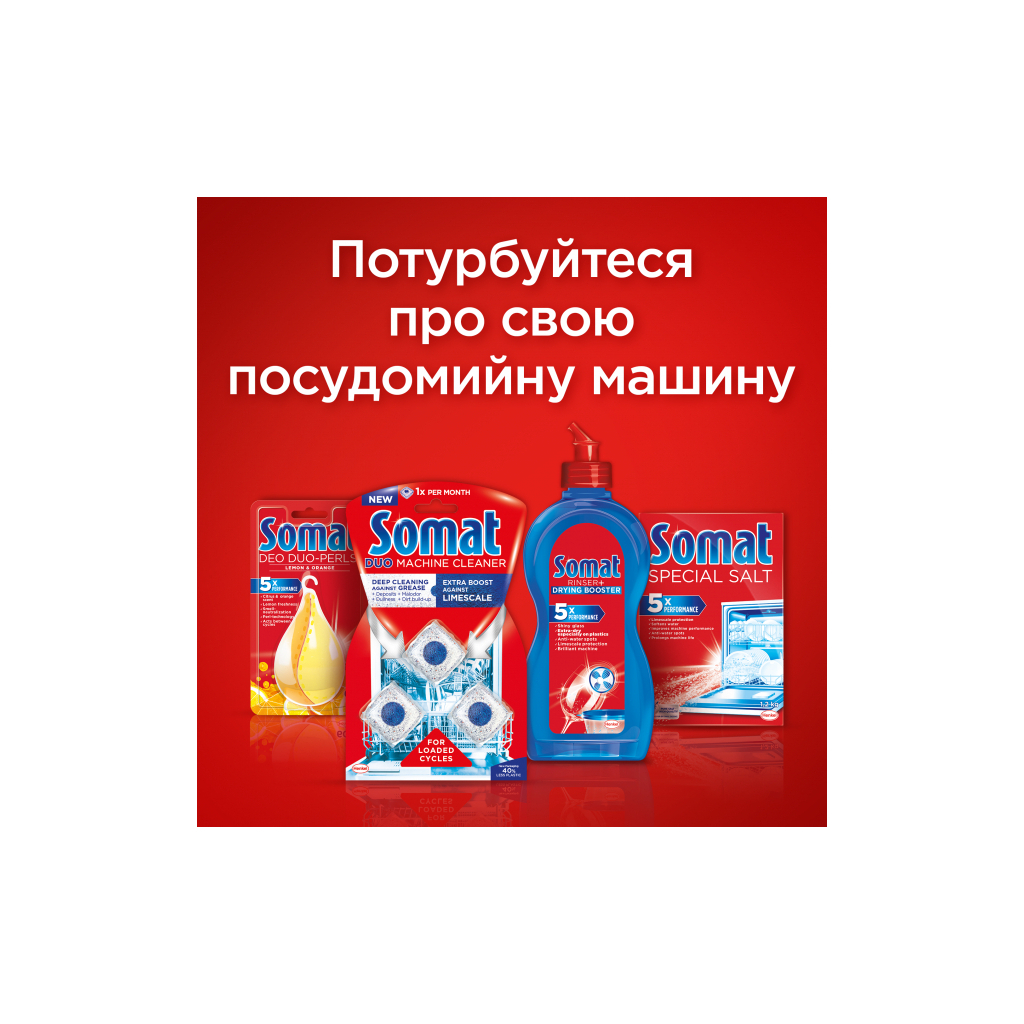 Таблетки для посудомийних машин Somat Classic 57 шт. (9000101535037) - зображення 8