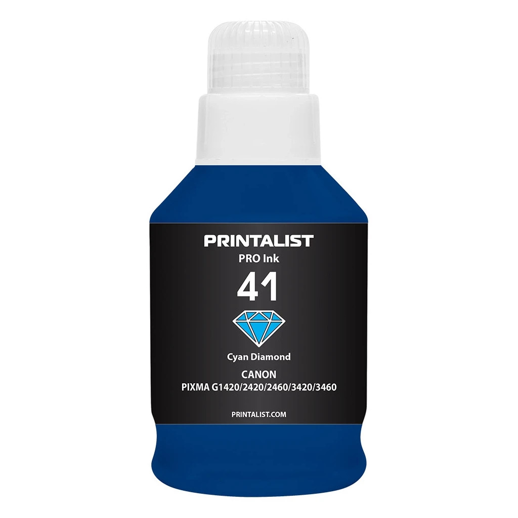 Чорнило Printalist Canon GI-41 для Pixma G2420/3420 190г Cyan (PL41C) - зображення 1