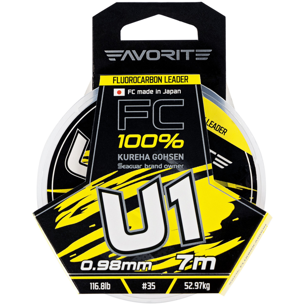 Флюорокарбон Favorite U1 FC 7m 35/0.98mm 116.8lb/52.97kg (1693.11.98) - зображення 2