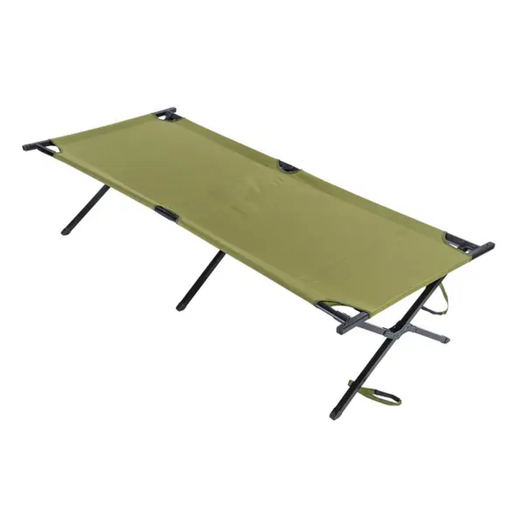 Розкладачка Ferrino Strong Cot XL Olive (926660) - зображення 1