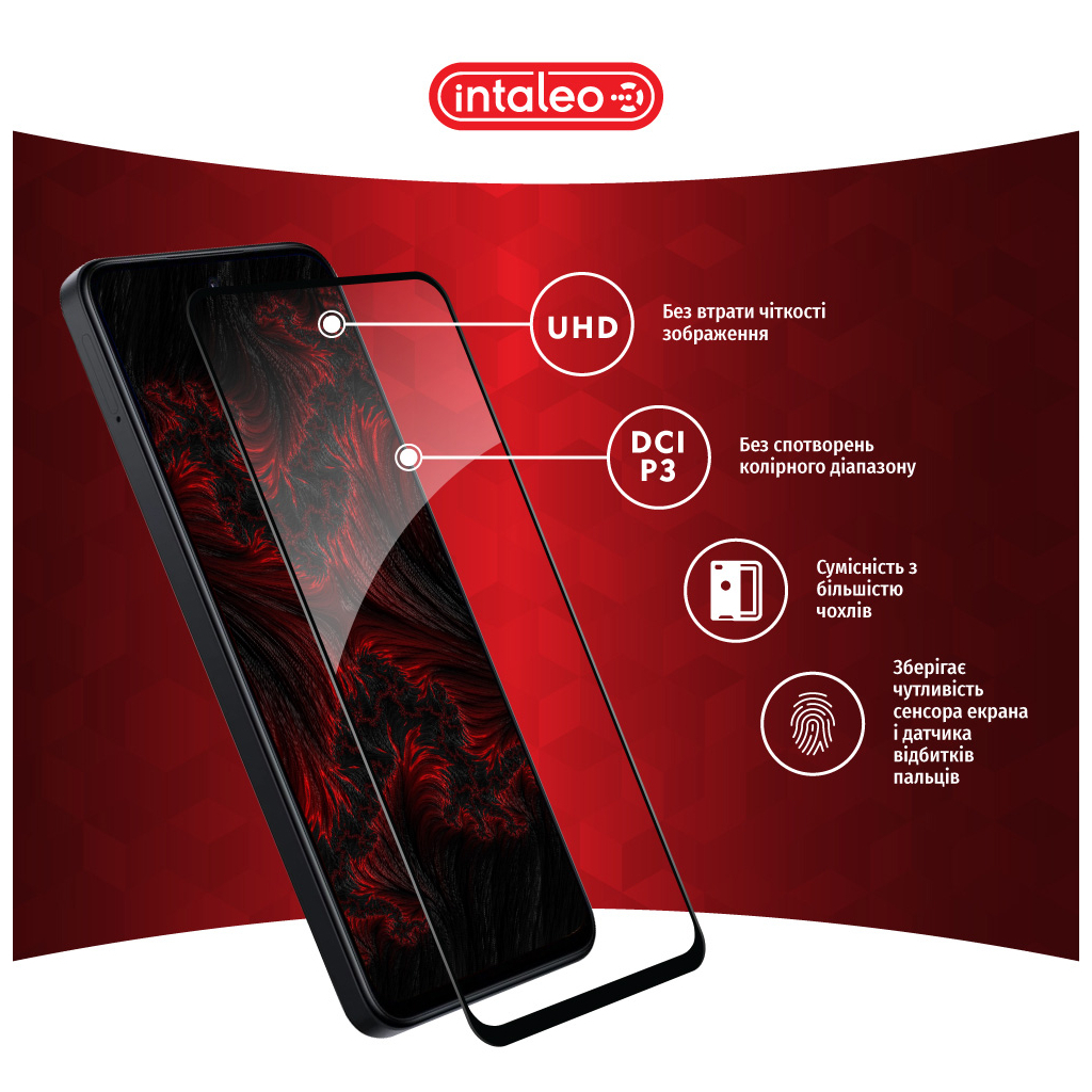 Скло захисне Intaleo Full Glue Xiaomi Redmi 12 (1283126573231) - зображення 3