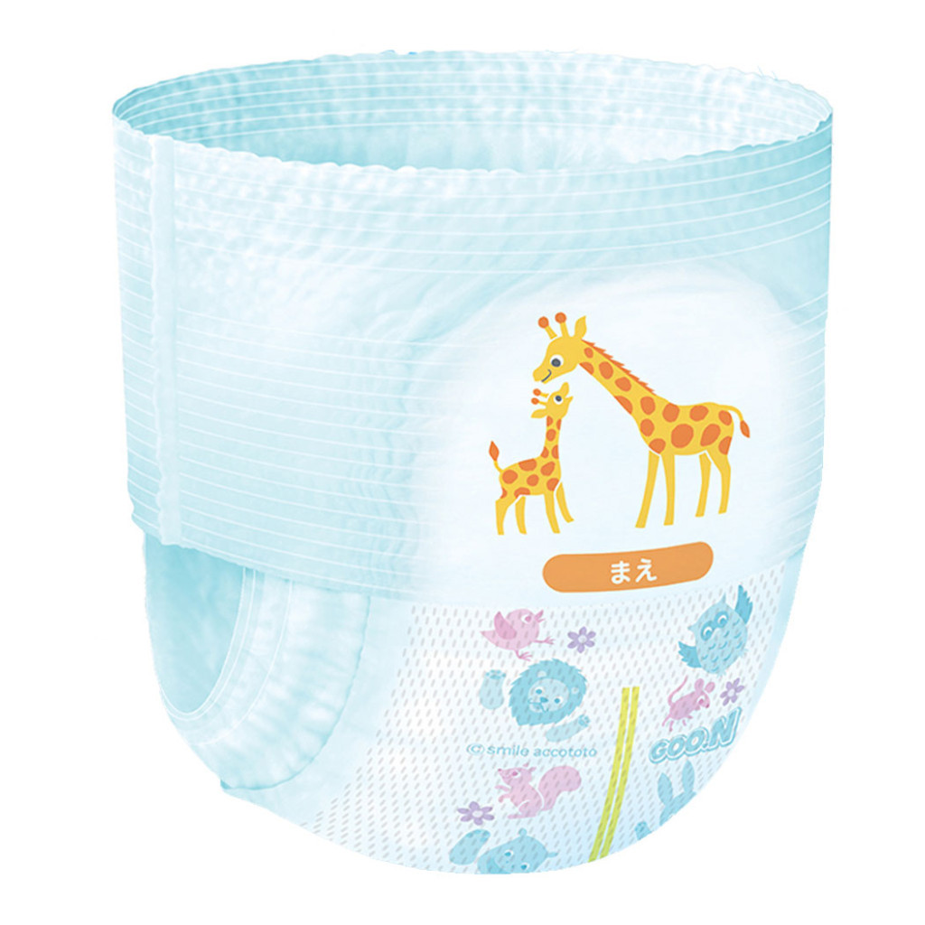 Підгузки GOO.N для дітей 4-8 кг розмір S на липучках 84 шт. (843153) - зображення 3