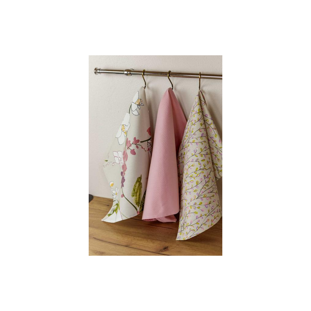 Рушник Прованс кухонний набір в торбі Орхідея 3 шт (4823093449589) - изображение 5
